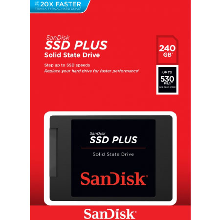 UNIDAD DE ESTADO SOLIDO SSD SANDISK PLUS, 1TB, SATA III, 2.5'', 7MM, SDSSDA-1T00-G27 - Image 3